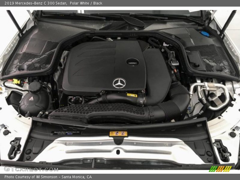 Polar White / Black 2019 Mercedes-Benz C 300 Sedan