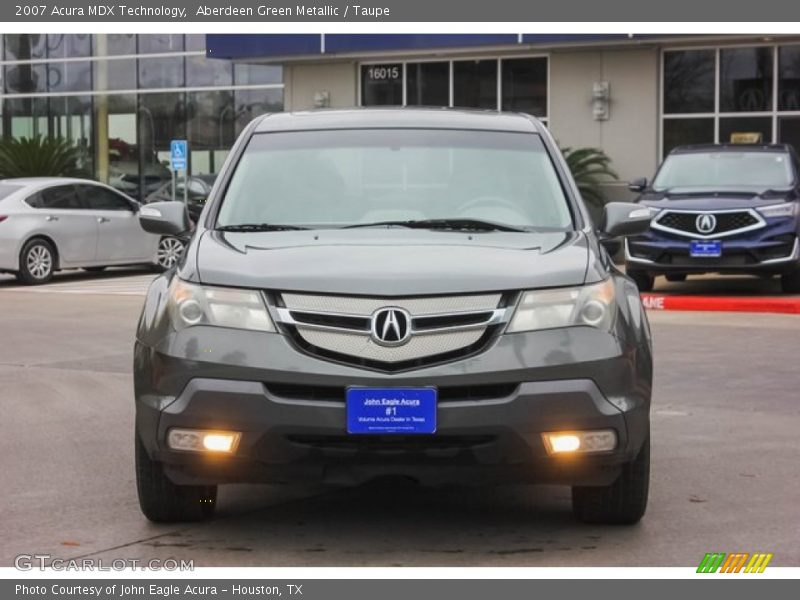 Aberdeen Green Metallic / Taupe 2007 Acura MDX Technology