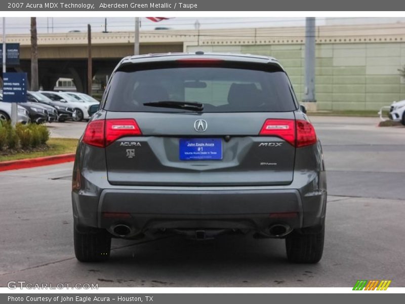 Aberdeen Green Metallic / Taupe 2007 Acura MDX Technology