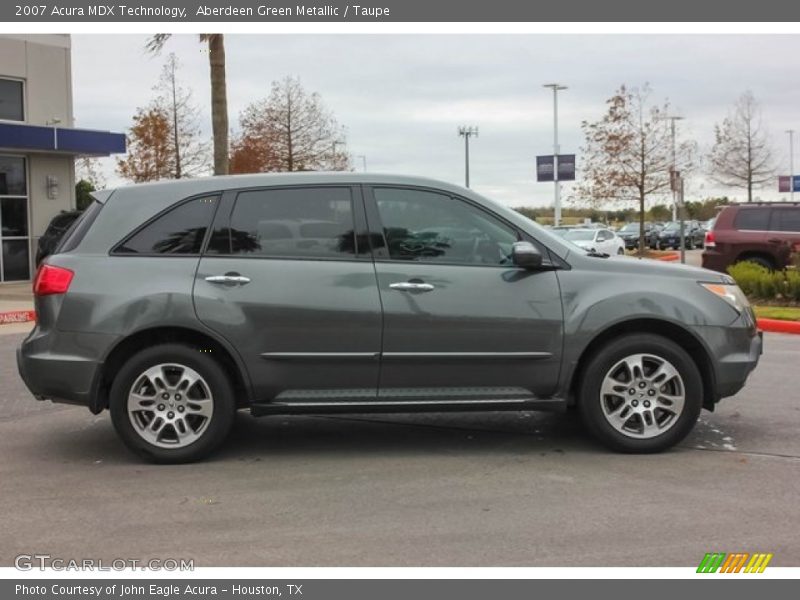 Aberdeen Green Metallic / Taupe 2007 Acura MDX Technology