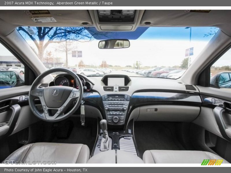 Aberdeen Green Metallic / Taupe 2007 Acura MDX Technology