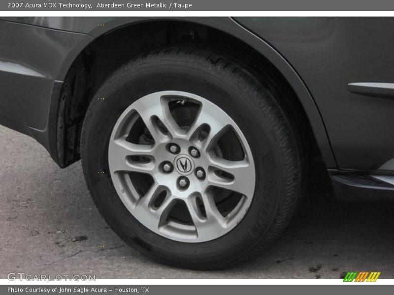 Aberdeen Green Metallic / Taupe 2007 Acura MDX Technology