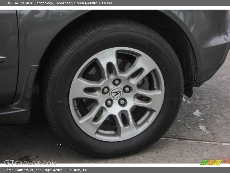 Aberdeen Green Metallic / Taupe 2007 Acura MDX Technology