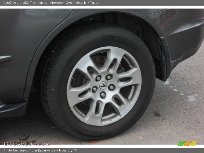 Aberdeen Green Metallic / Taupe 2007 Acura MDX Technology