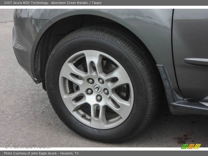 Aberdeen Green Metallic / Taupe 2007 Acura MDX Technology