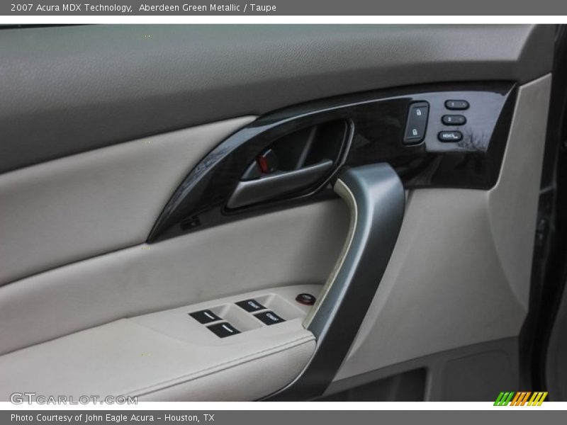 Aberdeen Green Metallic / Taupe 2007 Acura MDX Technology