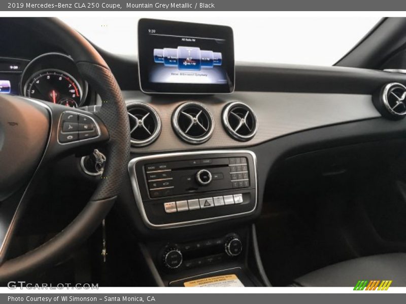 Mountain Grey Metallic / Black 2019 Mercedes-Benz CLA 250 Coupe
