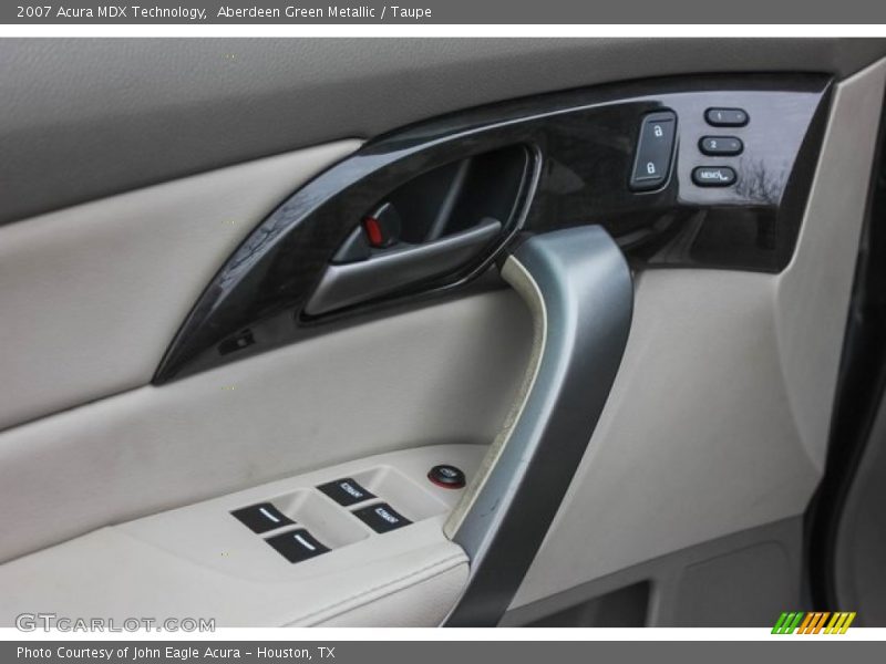 Aberdeen Green Metallic / Taupe 2007 Acura MDX Technology