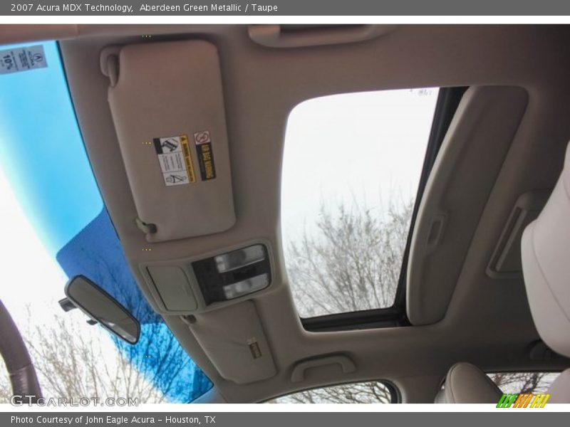 Aberdeen Green Metallic / Taupe 2007 Acura MDX Technology