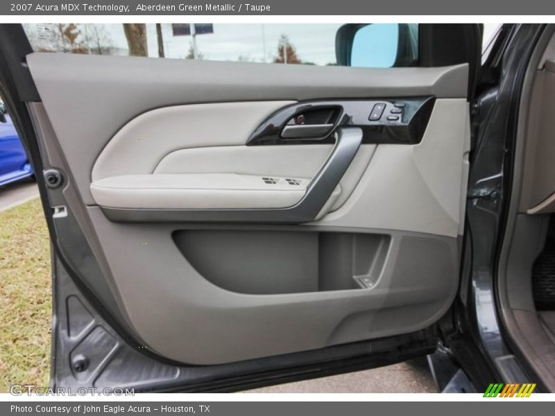 Aberdeen Green Metallic / Taupe 2007 Acura MDX Technology