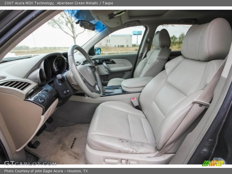 Aberdeen Green Metallic / Taupe 2007 Acura MDX Technology
