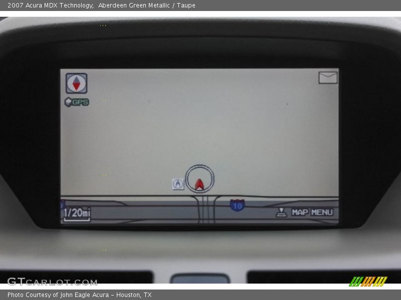 Aberdeen Green Metallic / Taupe 2007 Acura MDX Technology