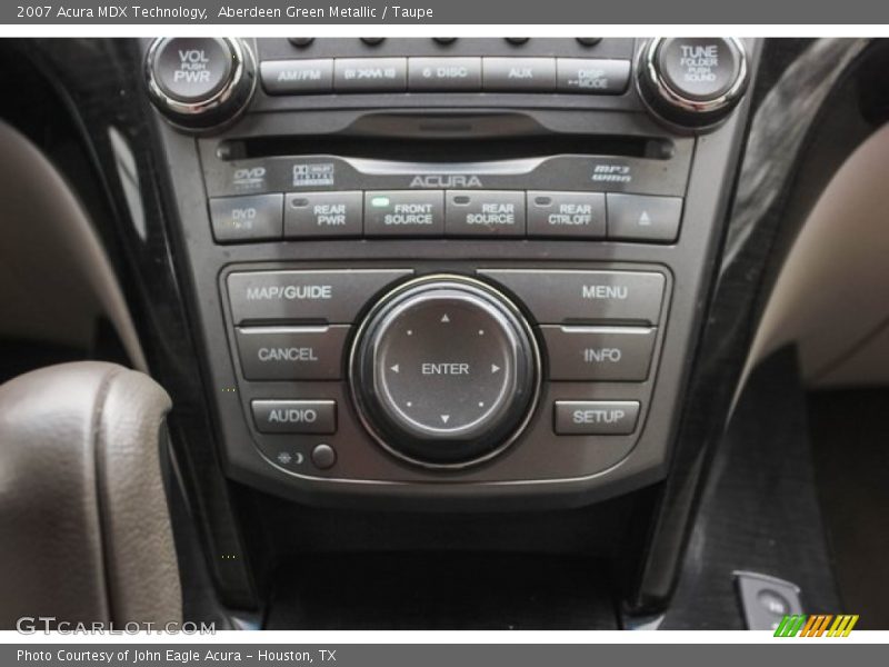 Aberdeen Green Metallic / Taupe 2007 Acura MDX Technology