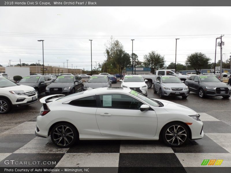 White Orchid Pearl / Black 2018 Honda Civic Si Coupe