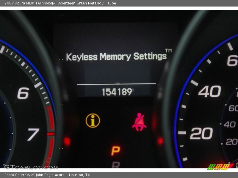 Aberdeen Green Metallic / Taupe 2007 Acura MDX Technology