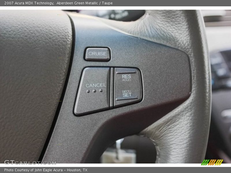 Aberdeen Green Metallic / Taupe 2007 Acura MDX Technology