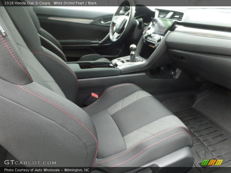White Orchid Pearl / Black 2018 Honda Civic Si Coupe