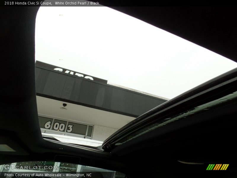 White Orchid Pearl / Black 2018 Honda Civic Si Coupe