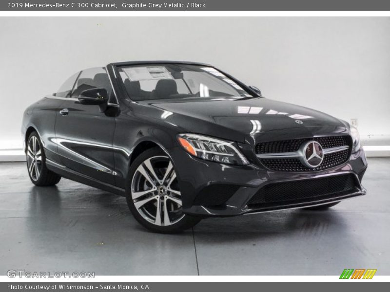 Graphite Grey Metallic / Black 2019 Mercedes-Benz C 300 Cabriolet