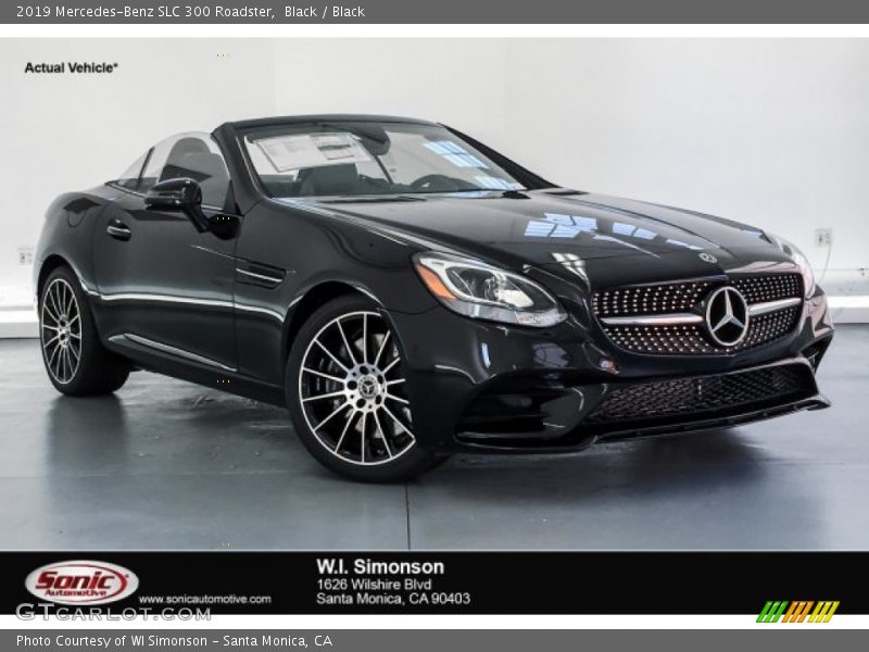 Black / Black 2019 Mercedes-Benz SLC 300 Roadster