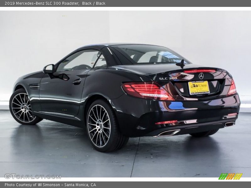 Black / Black 2019 Mercedes-Benz SLC 300 Roadster