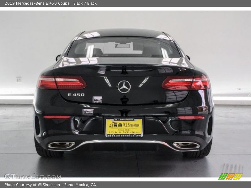 Black / Black 2019 Mercedes-Benz E 450 Coupe