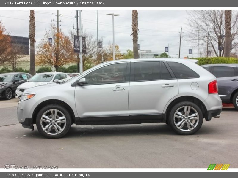 Ingot Silver Metallic / Charcoal Black 2012 Ford Edge SEL