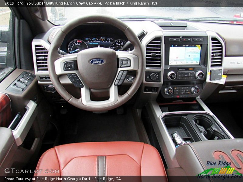Agate Black / King Ranch Java 2019 Ford F250 Super Duty King Ranch Crew Cab 4x4
