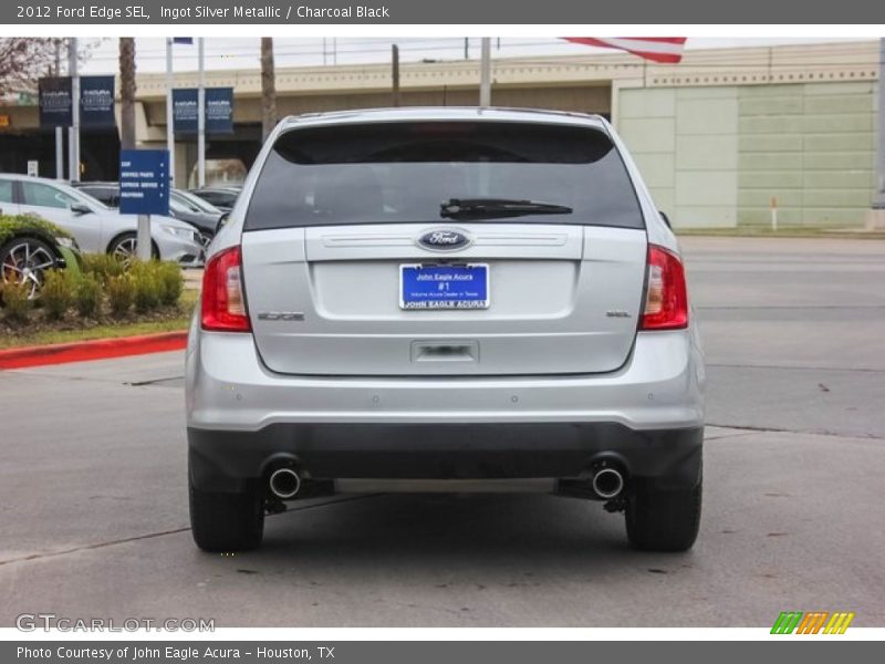 Ingot Silver Metallic / Charcoal Black 2012 Ford Edge SEL