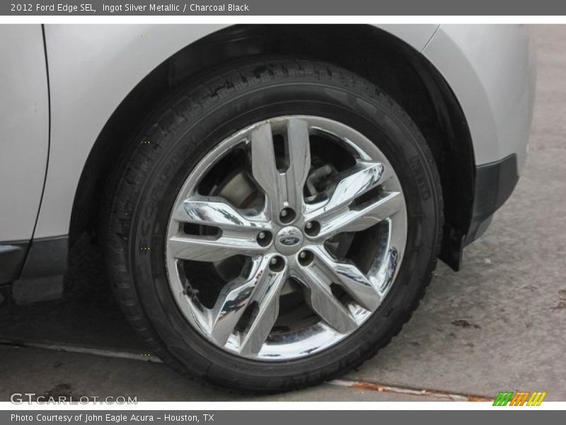 Ingot Silver Metallic / Charcoal Black 2012 Ford Edge SEL