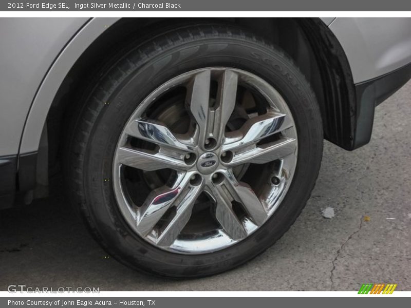 Ingot Silver Metallic / Charcoal Black 2012 Ford Edge SEL
