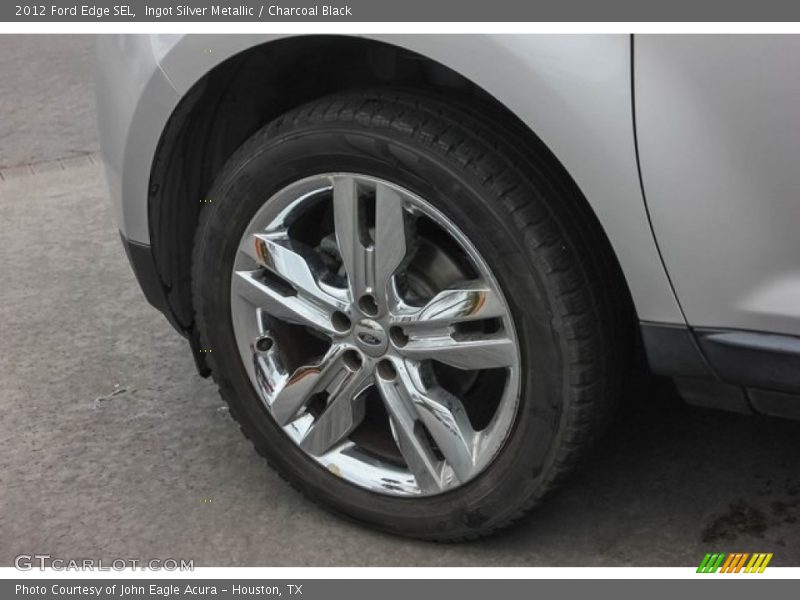 Ingot Silver Metallic / Charcoal Black 2012 Ford Edge SEL