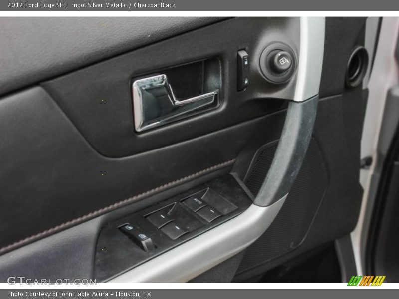 Ingot Silver Metallic / Charcoal Black 2012 Ford Edge SEL