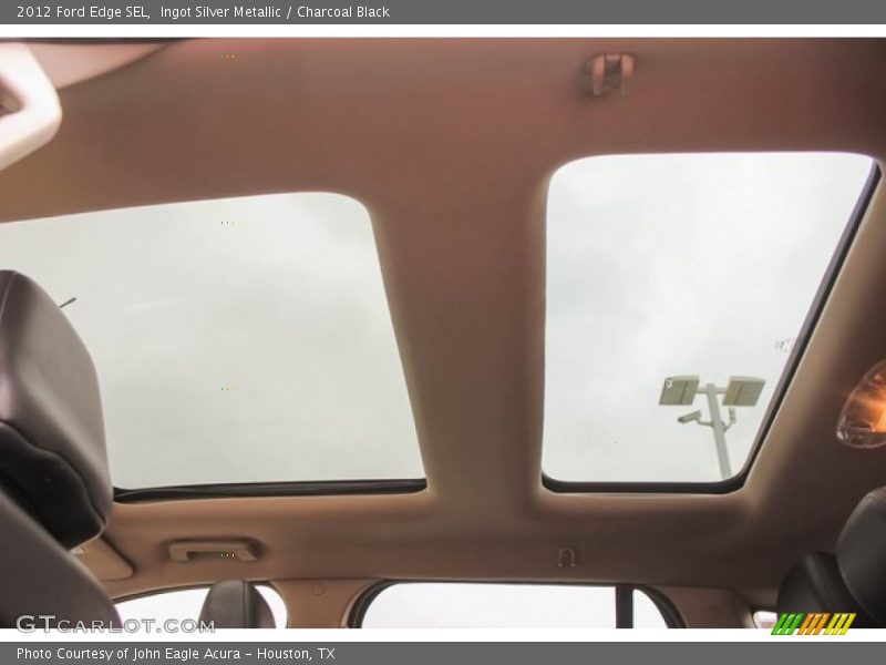 Ingot Silver Metallic / Charcoal Black 2012 Ford Edge SEL