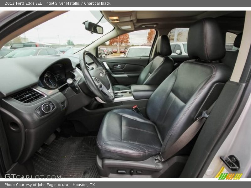 Ingot Silver Metallic / Charcoal Black 2012 Ford Edge SEL