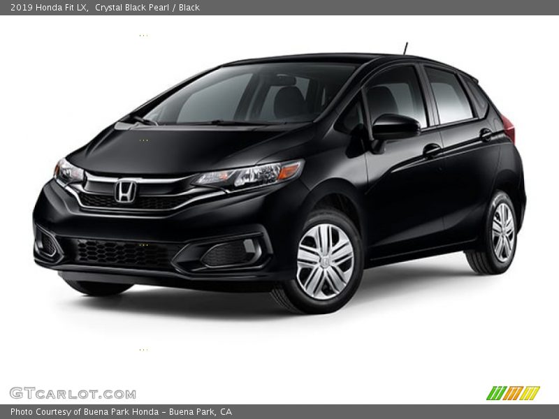 Crystal Black Pearl / Black 2019 Honda Fit LX