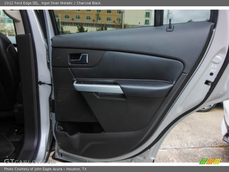 Ingot Silver Metallic / Charcoal Black 2012 Ford Edge SEL