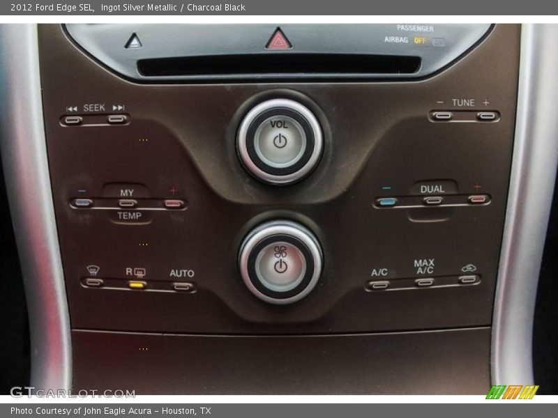 Ingot Silver Metallic / Charcoal Black 2012 Ford Edge SEL
