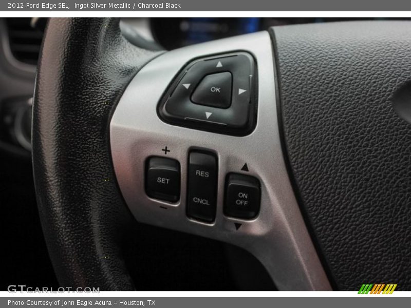 Ingot Silver Metallic / Charcoal Black 2012 Ford Edge SEL