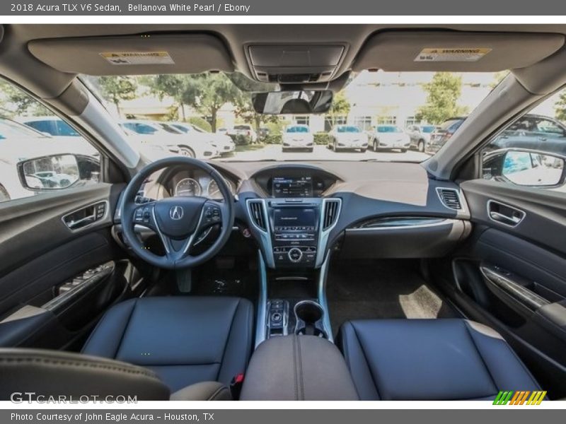 Bellanova White Pearl / Ebony 2018 Acura TLX V6 Sedan
