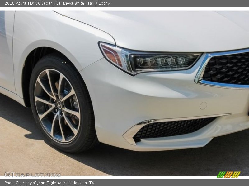 Bellanova White Pearl / Ebony 2018 Acura TLX V6 Sedan