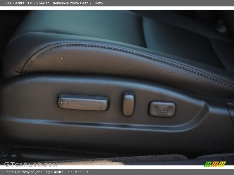 Bellanova White Pearl / Ebony 2018 Acura TLX V6 Sedan