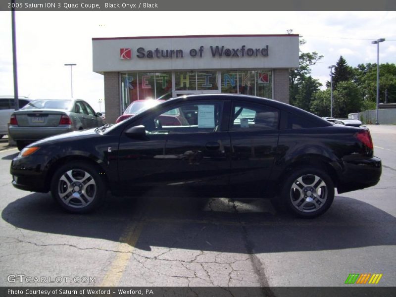 Black Onyx / Black 2005 Saturn ION 3 Quad Coupe