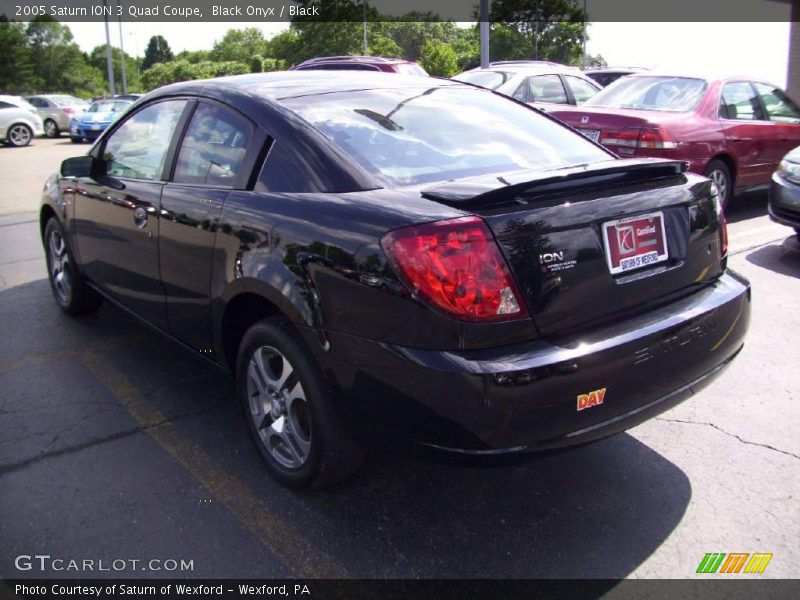Black Onyx / Black 2005 Saturn ION 3 Quad Coupe