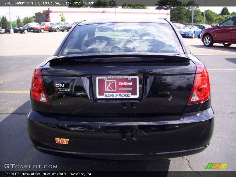 Black Onyx / Black 2005 Saturn ION 3 Quad Coupe