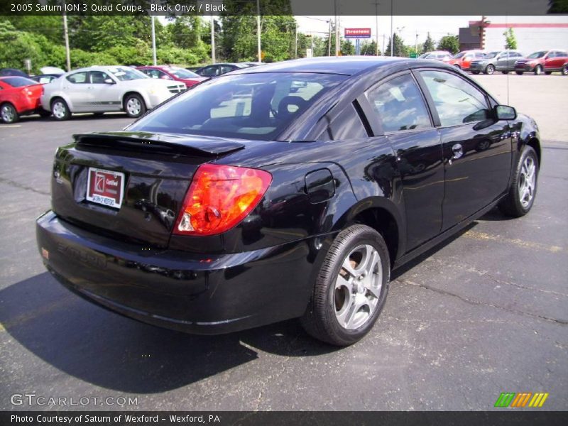 Black Onyx / Black 2005 Saturn ION 3 Quad Coupe