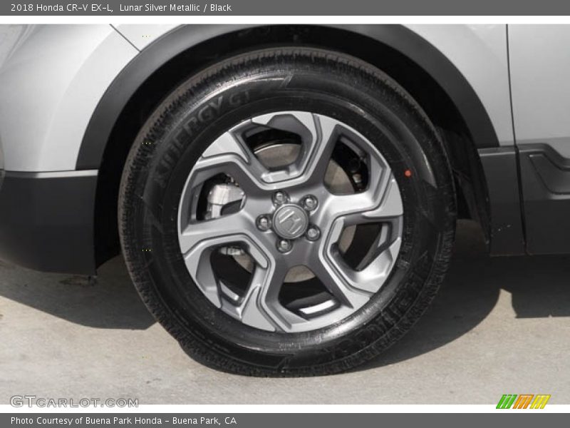 Lunar Silver Metallic / Black 2018 Honda CR-V EX-L