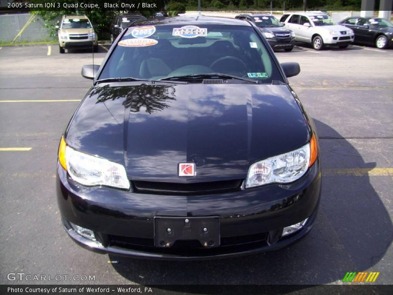 Black Onyx / Black 2005 Saturn ION 3 Quad Coupe