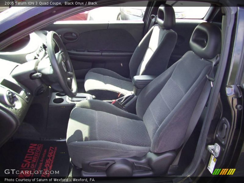 Black Onyx / Black 2005 Saturn ION 3 Quad Coupe