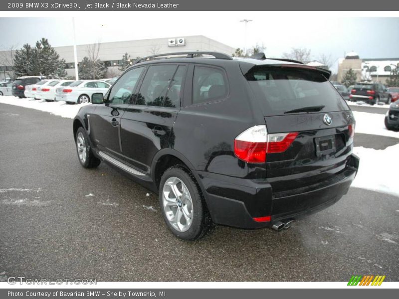 Jet Black / Black Nevada Leather 2009 BMW X3 xDrive30i